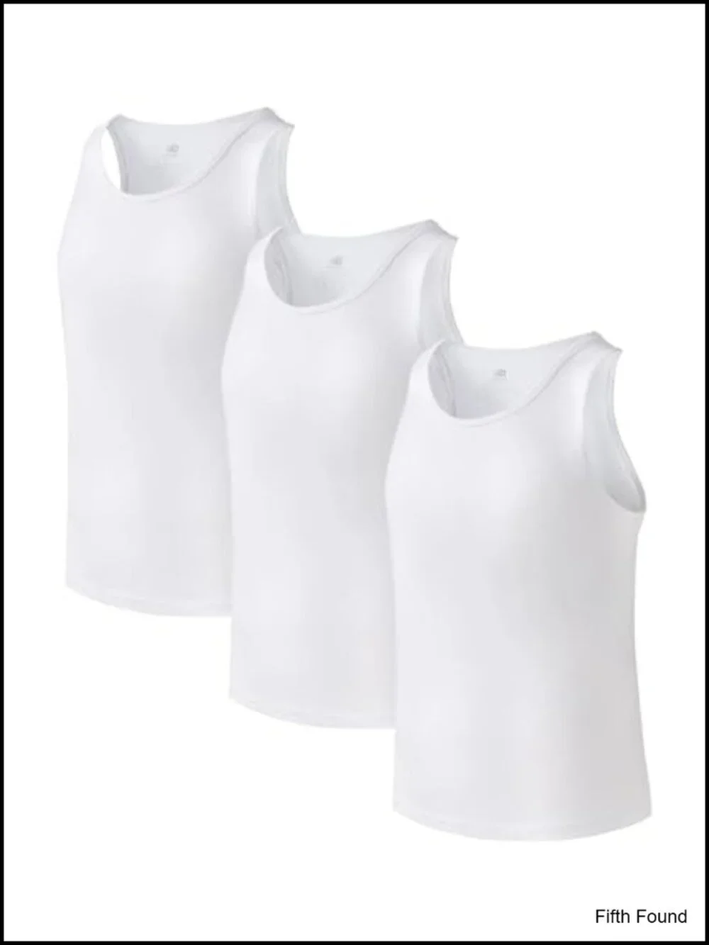 Men's Bamboo Rayon Tank Top Undershirts, Moisture-Wicking A-Shirt, Breathable,
